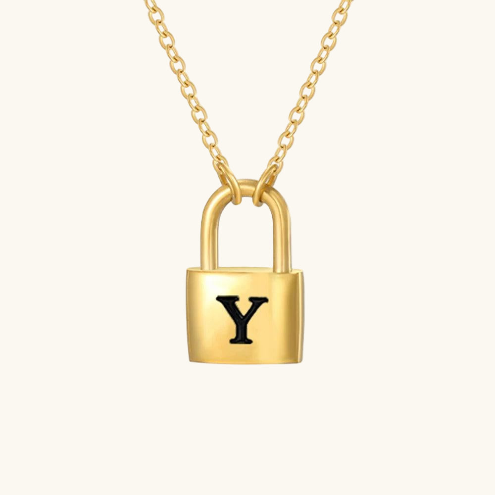 Initial Lock Kette Buchstabe Y - Fascina