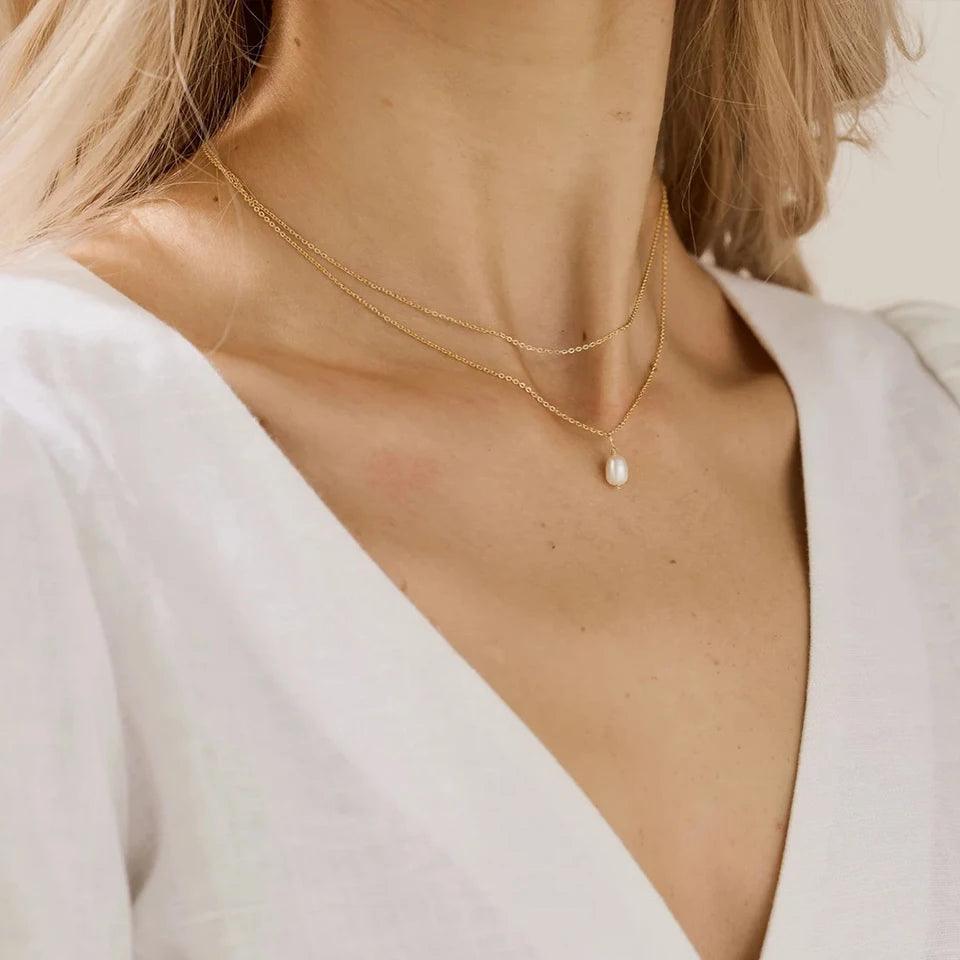 Pearl Double Kette - Fascina