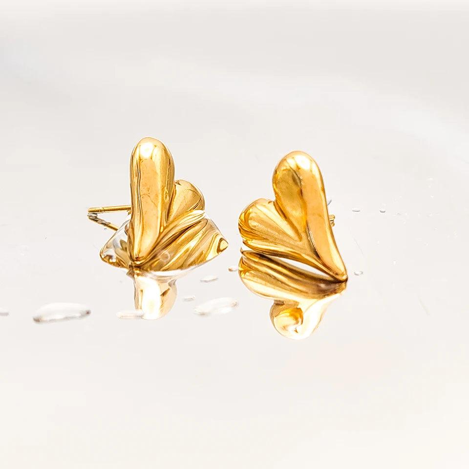 Heart Stud Ohrringe - Fascina
