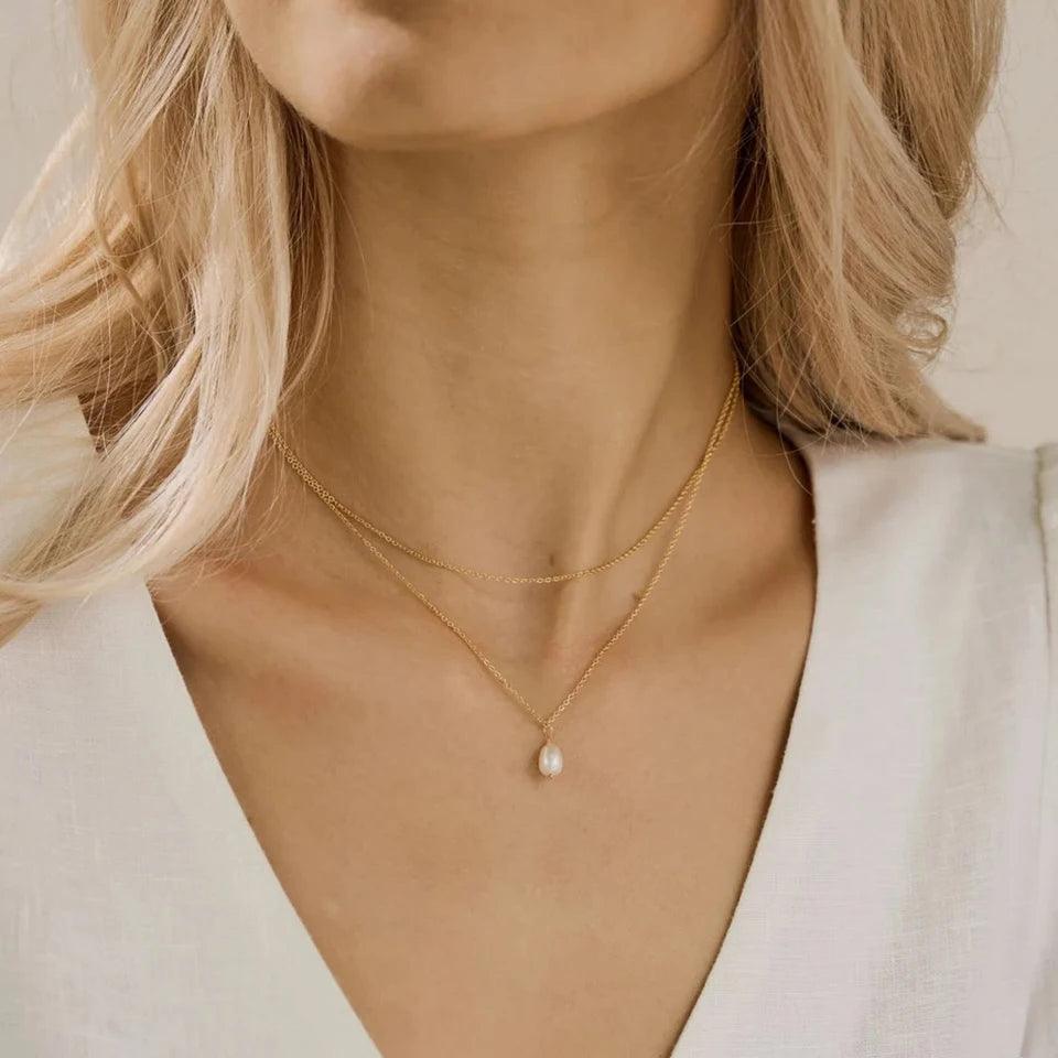 Pearl Double Kette - Fascina