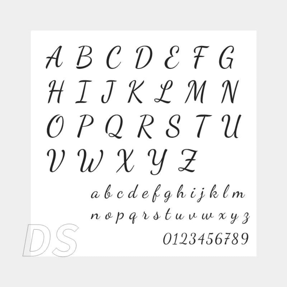 Personalized Pearl Kette DS Schriftart - Fascina