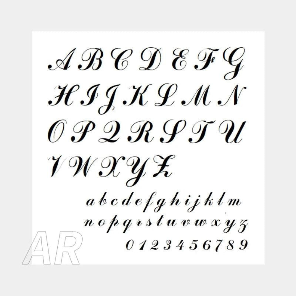 Personalized Pearl Kette AR Schriftart - Fascina