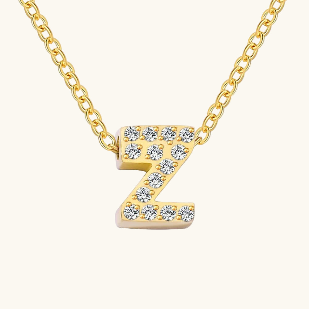 Initial Zirkonia Kette Buchstabe Z - Fascina