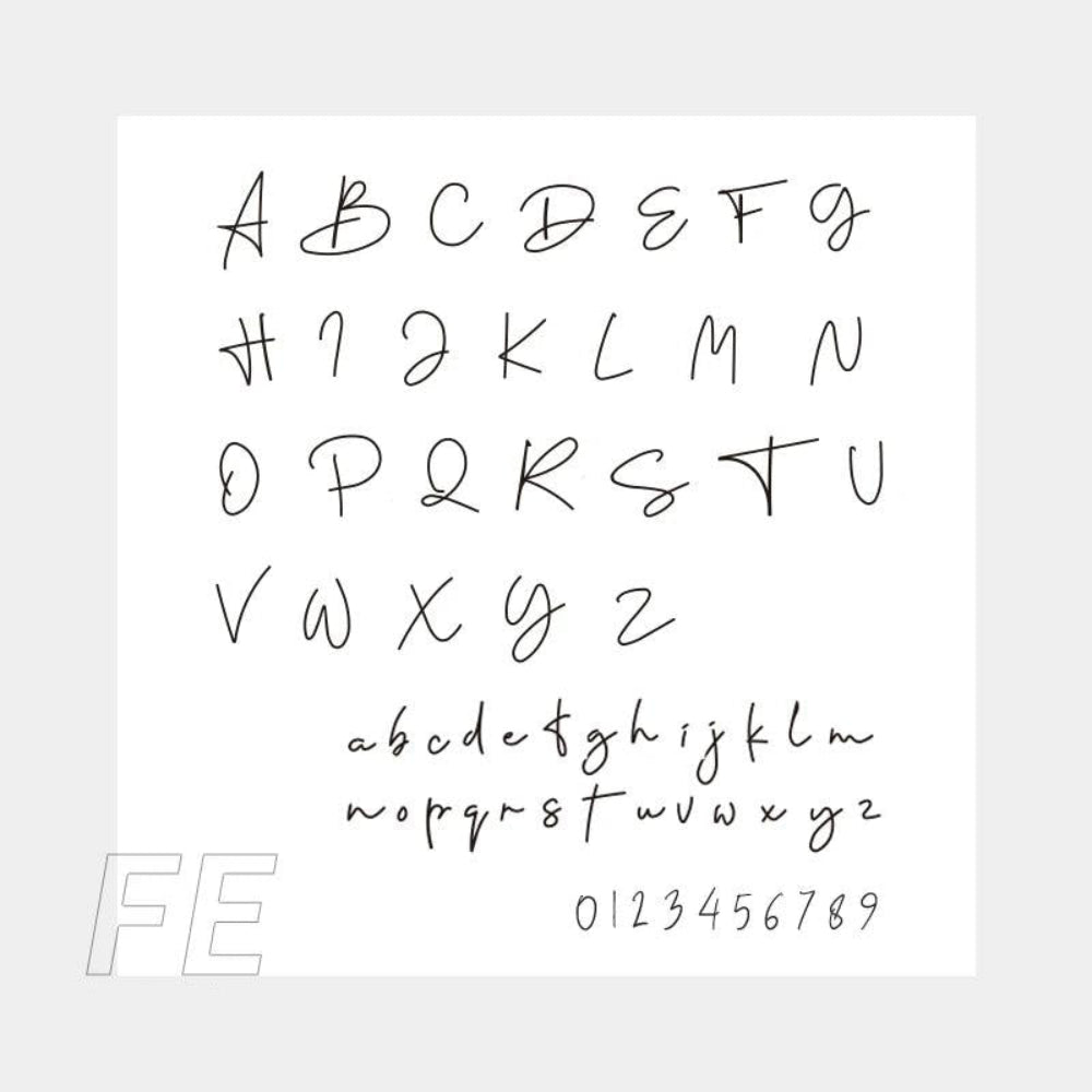 Personalized Pearl Kette FE Schriftart - Fascina