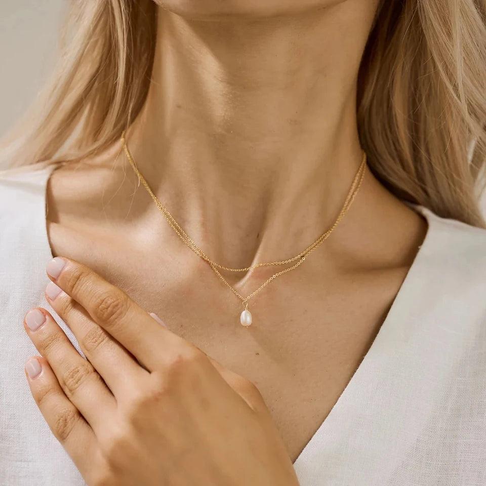 Pearl Double Kette - Fascina