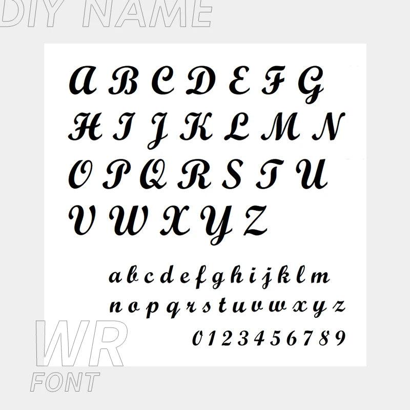 Personalized Pearl Kette WR Schriftart - Fascina