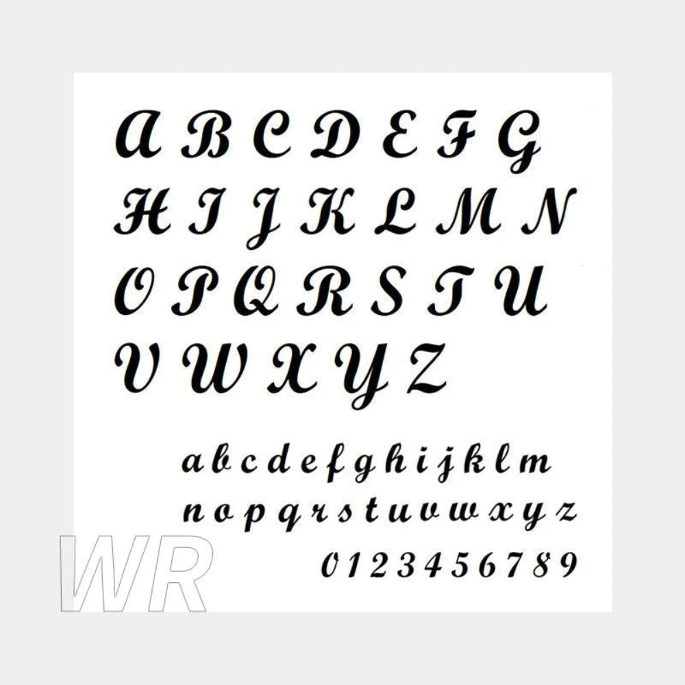 Personalized Pearl Kette WR Schriftart - Fascina