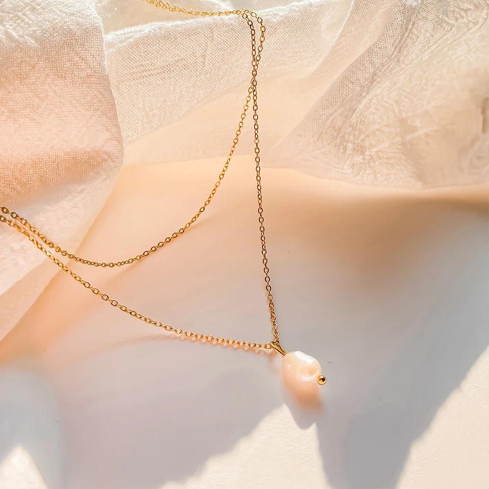 Pearl Double Kette - Fascina