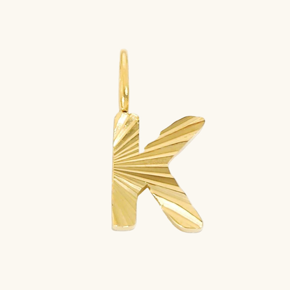 Alphabet Sunshine Anhänger Buchstabe K - Fascina