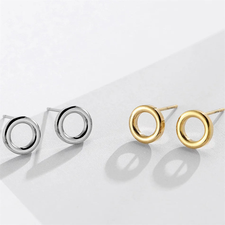 Circle Stud Ohrringe - Fascina