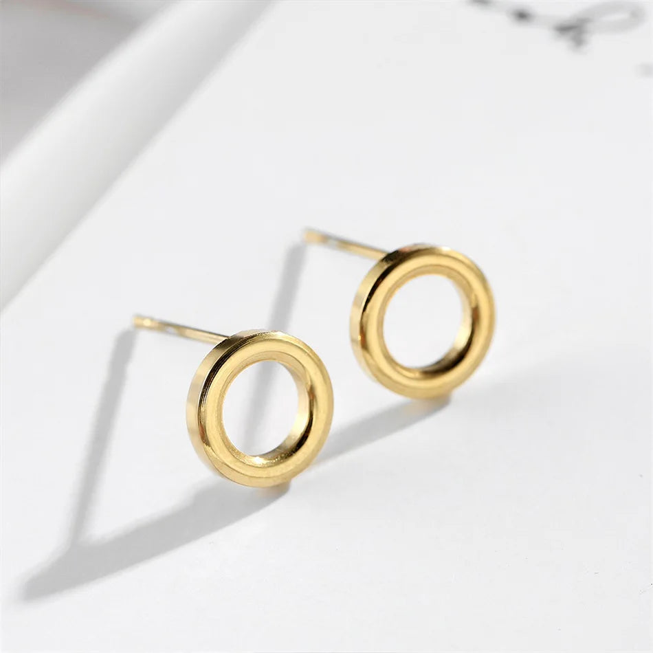 Circle Stud Ohrringe - Fascina
