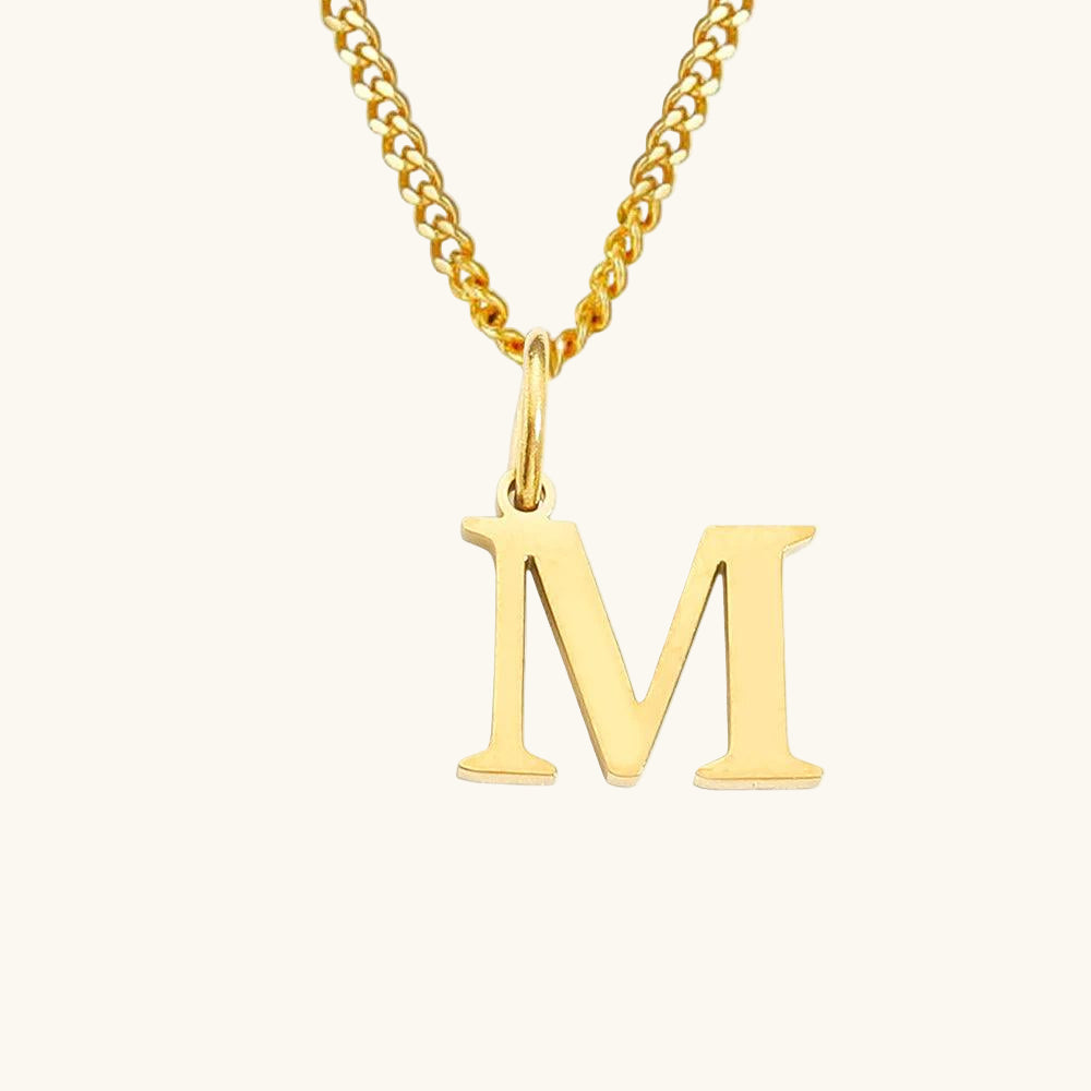 Initial Essence Kette Buchstabe M - Fascina