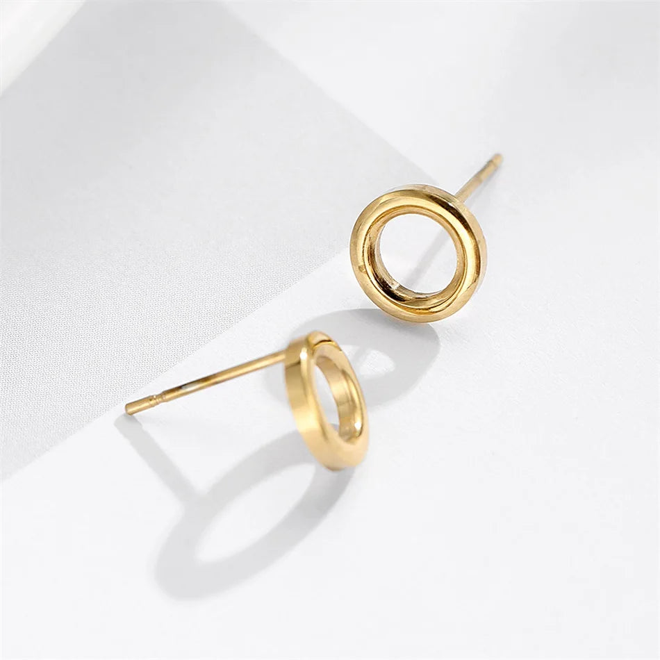 Circle Stud Ohrringe - Fascina