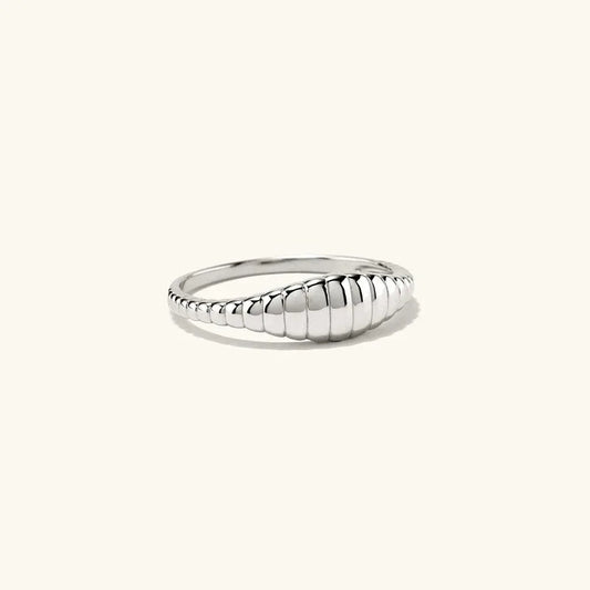 Classic Tail Ring Silber Front - Fascina