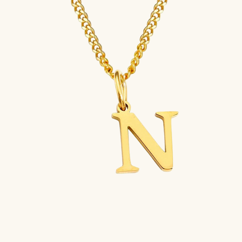 Initial Essence Kette Buchstabe N - Fascina
