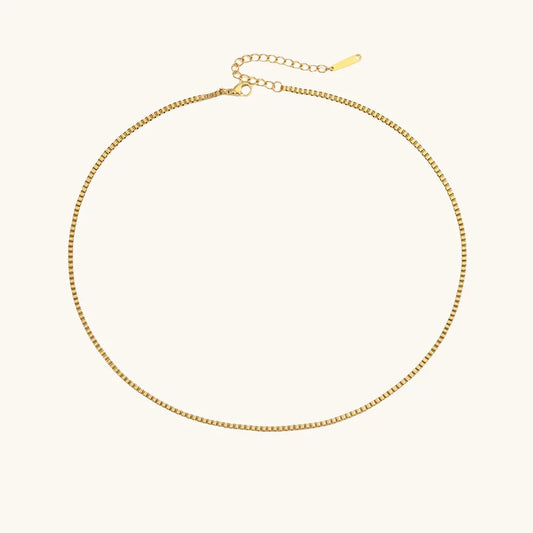 Snake Box Kette 2mm Gold - Fascina