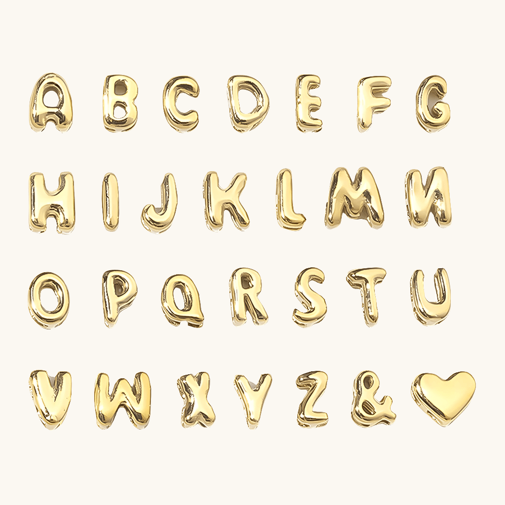 Bubble Buchstaben Anhänger - Fascina