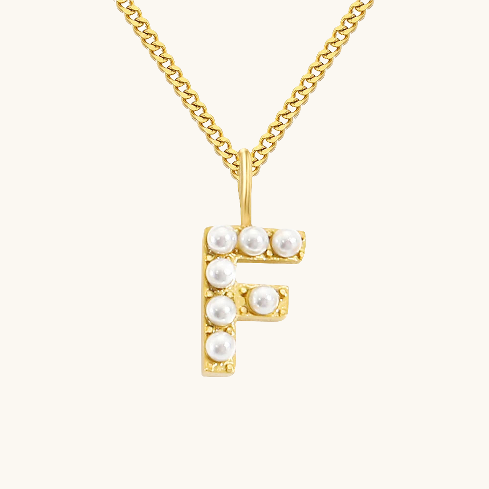 Initial Essence Pearl Kette