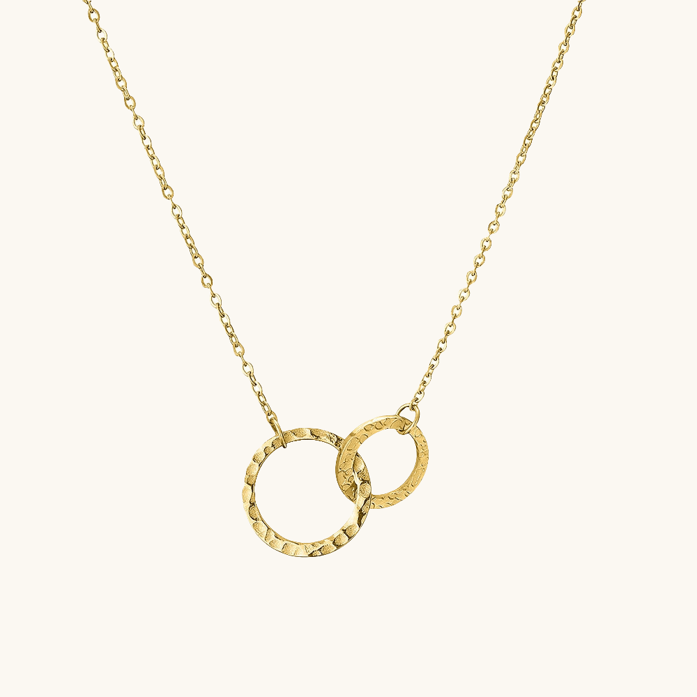 Double Ring Kette Gold - Fascina