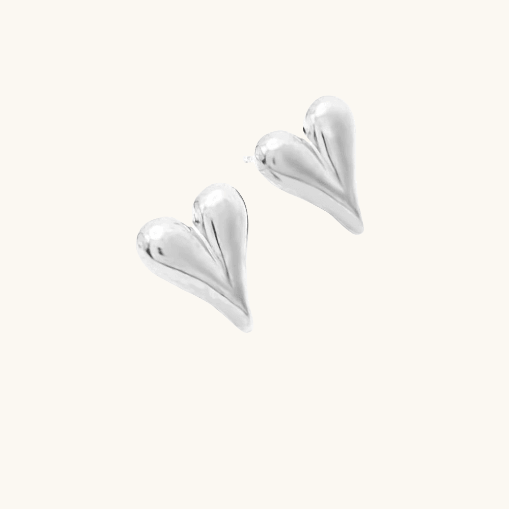 Heart Stud Ohrringe - Fascina