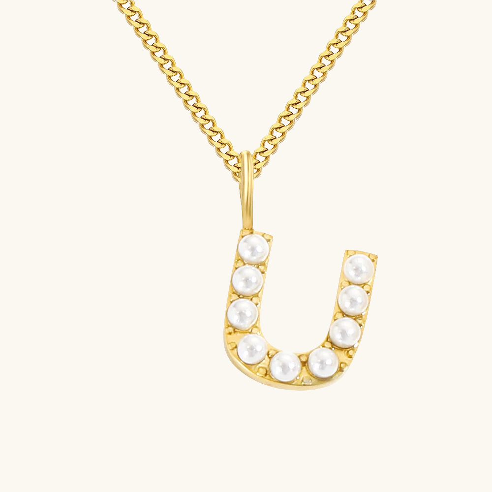 Initial Essence Pearl Kette