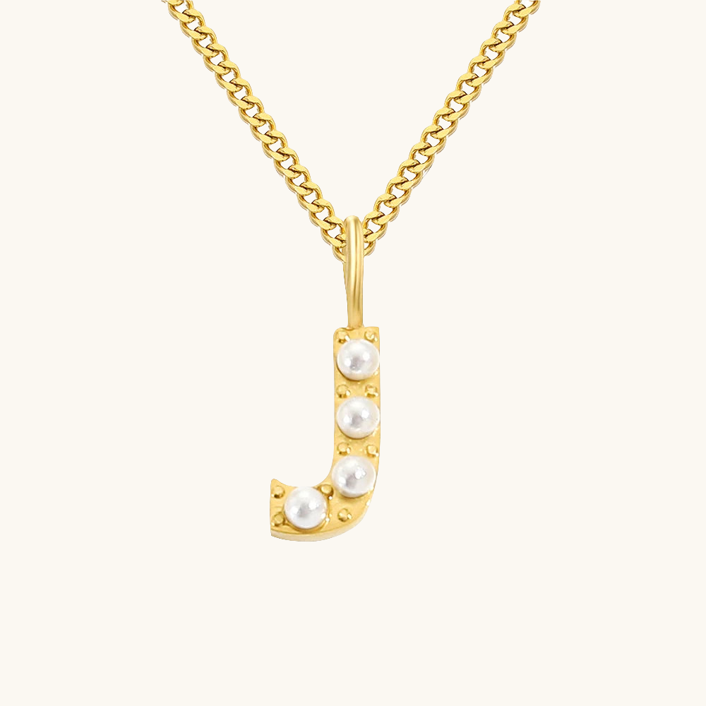 Initial Essence Pearl Kette