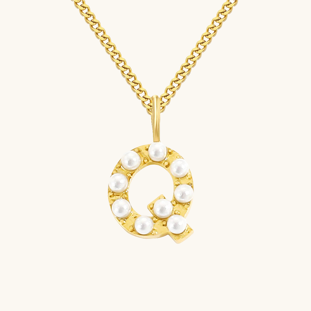 Initial Essence Pearl Kette