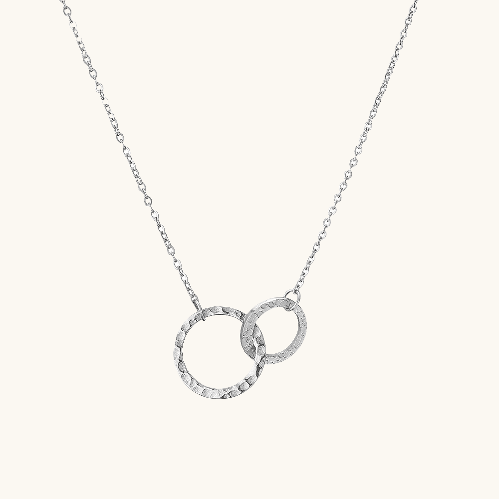 Double Ring Kette Silber - Fascina