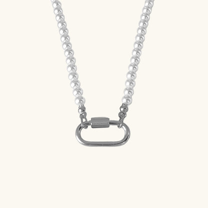 Silber / Ocean Karabiner Kette / 20x10 mm – Fascina