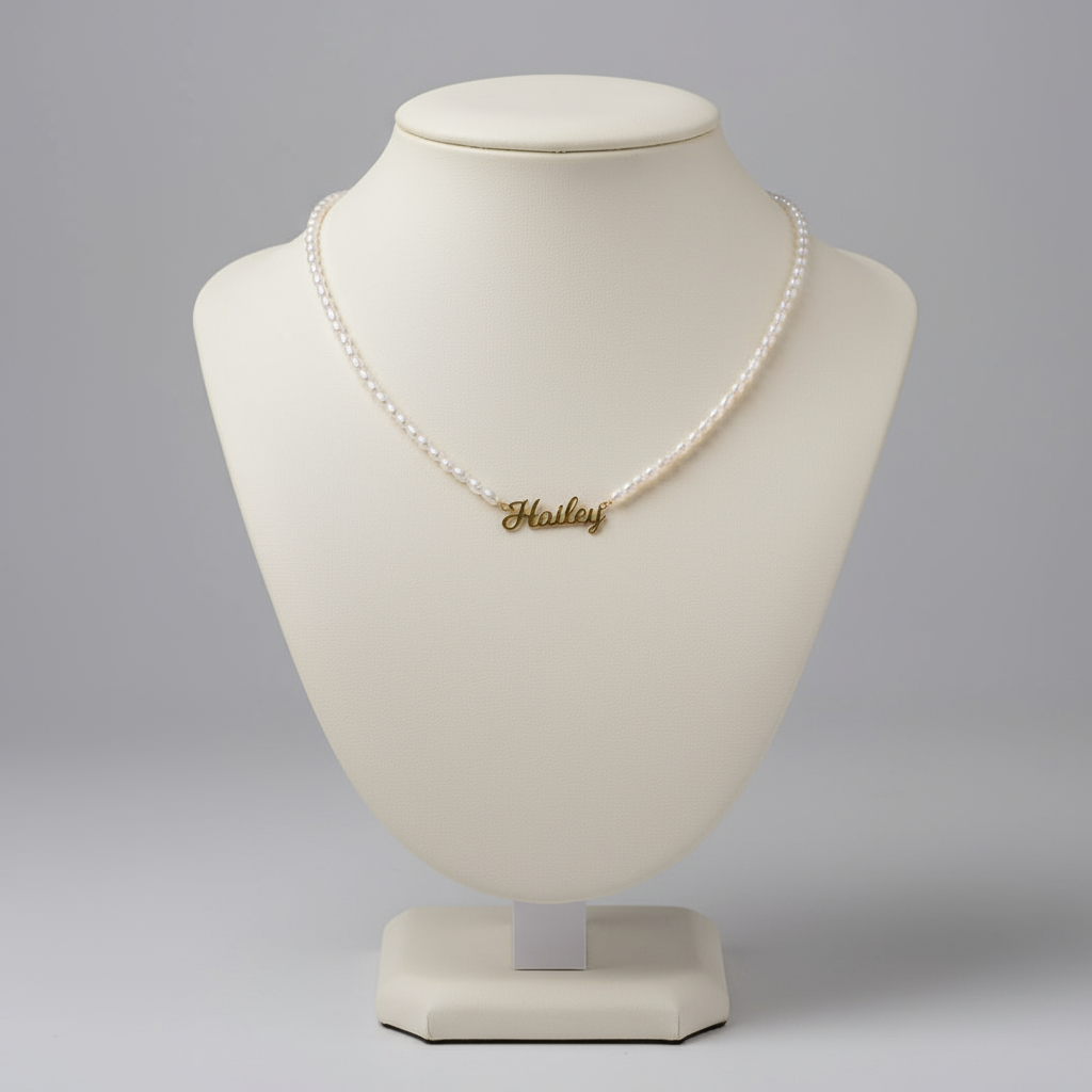 Personalized Pearl Kette Display - Fascina