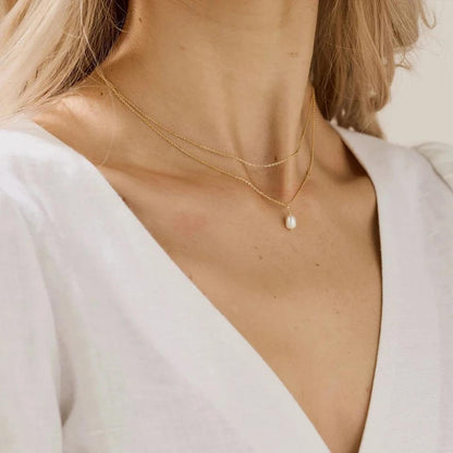 Pearl Double Kette - Fascina