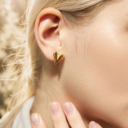 Heart Stud Ohrringe - Fascina