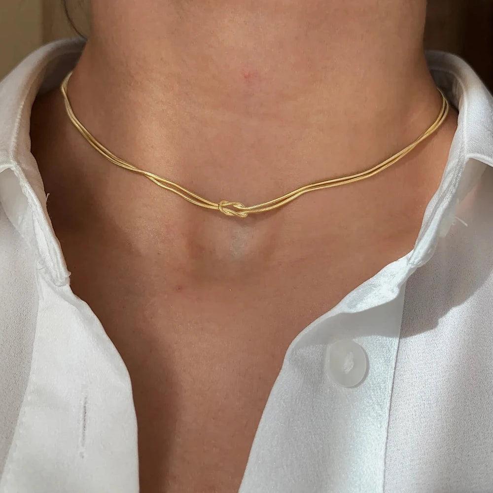 Knotted Snake Kette - Fascina