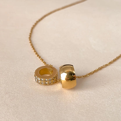 Duo Elegance Anhänger Kette