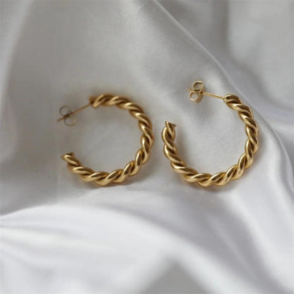 Twist Round Ohrringe - Fascina