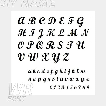 Personalized Pearl Kette WR Schriftart - Fascina