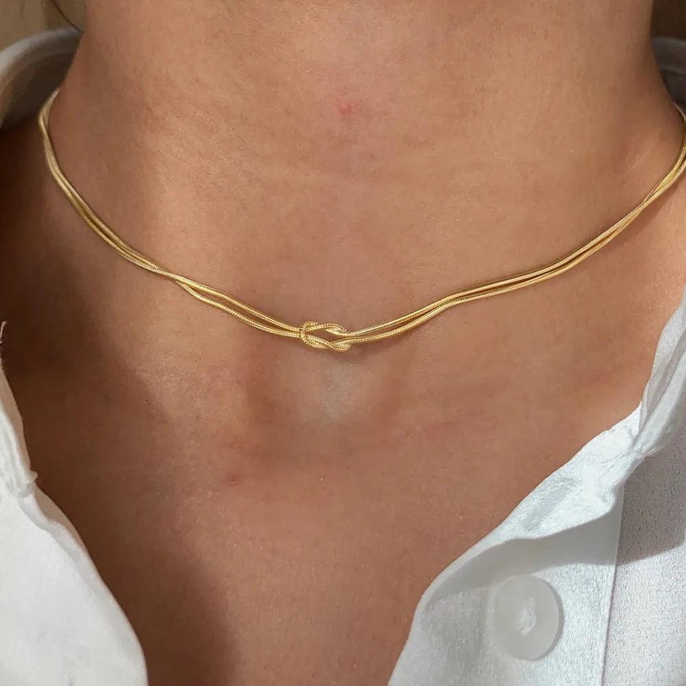 Knotted Snake Kette - Fascina