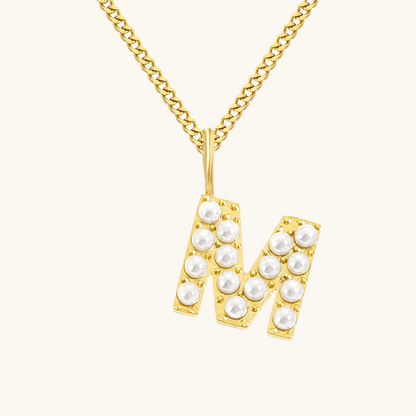 Initial Essence Pearl Kette