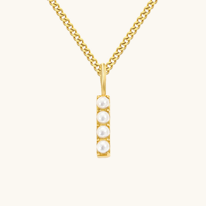 Initial Essence Pearl Kette
