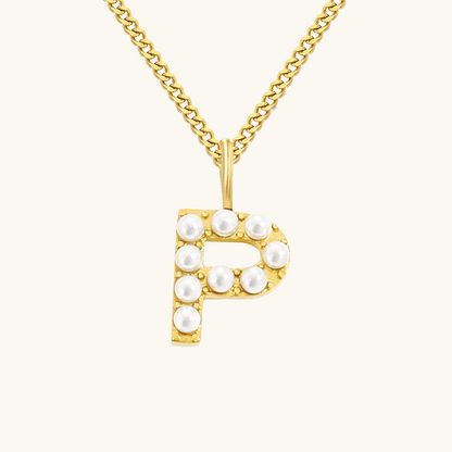 Initial Essence Pearl Kette