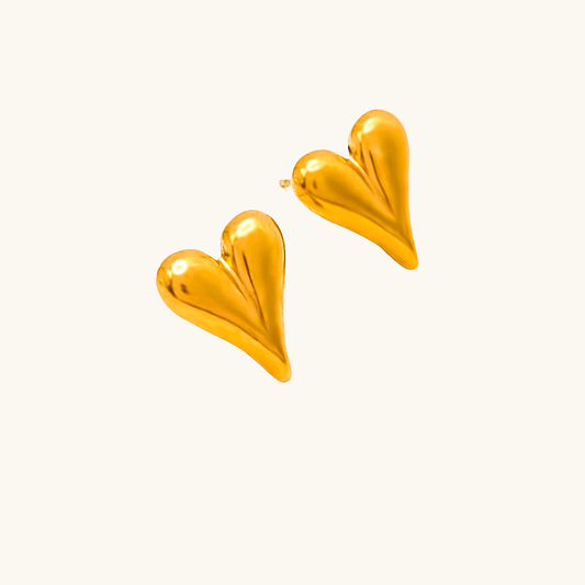 Heart Stud Ohrringe - Fascina
