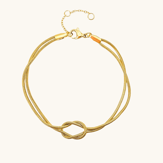 Knotted Snake Armband - Fascina