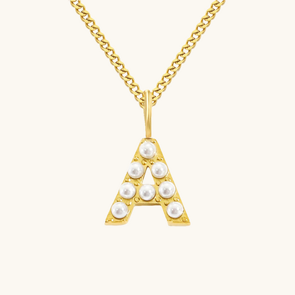 Initial Essence Pearl Kette